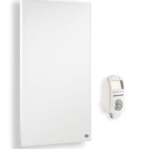 Könighaus Infrarotheizung - 600 Watt mit TÜV + 5 Jahre Herstellergarantie ✓ Doppelter Überhitzungsschutz ✓ Für Wandmontage ✓ inkl. Smart Thermostat und App